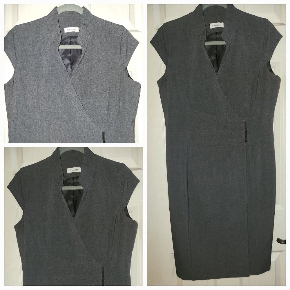 CALVIN KLEIN DARK GRAY DRESS